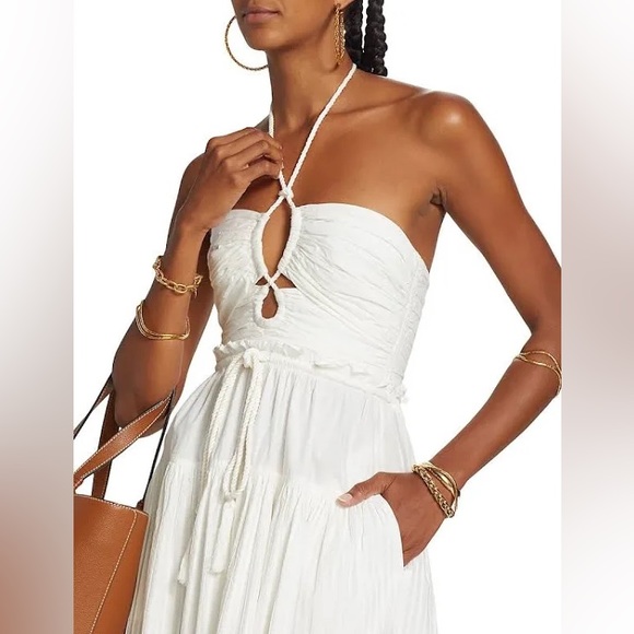 🌺🎉HP🎉🌺 NWOT Ulla Johnson Emmaline Midi Dress Cowrie - Picture 9 of 16